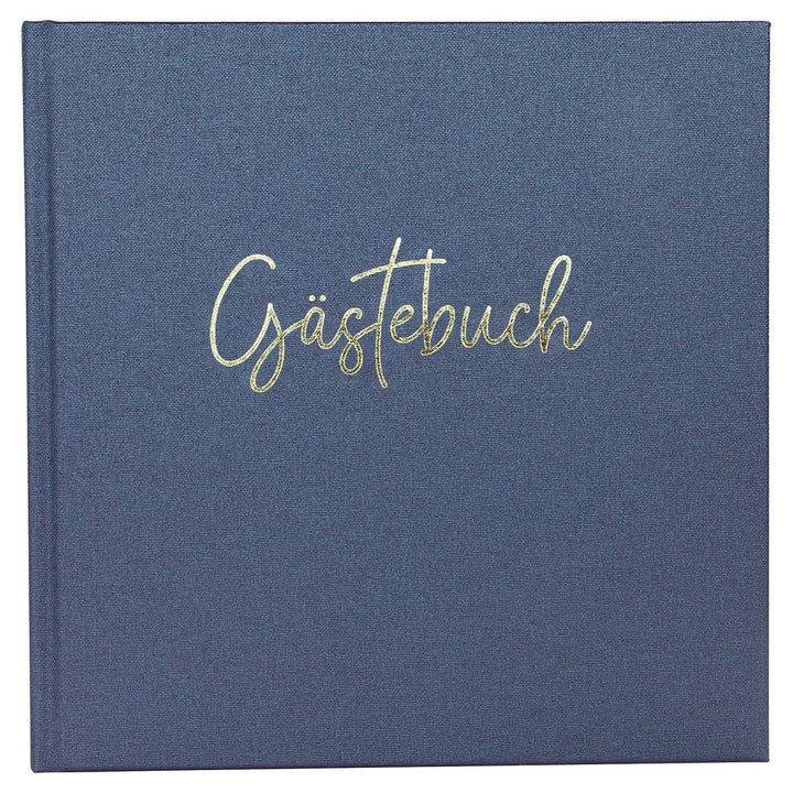 Gästebuch Leinen - Blau DeinWeddingshop