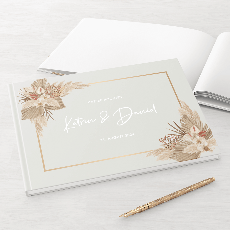 Gästebuch Boho Lux DeinWeddingshop