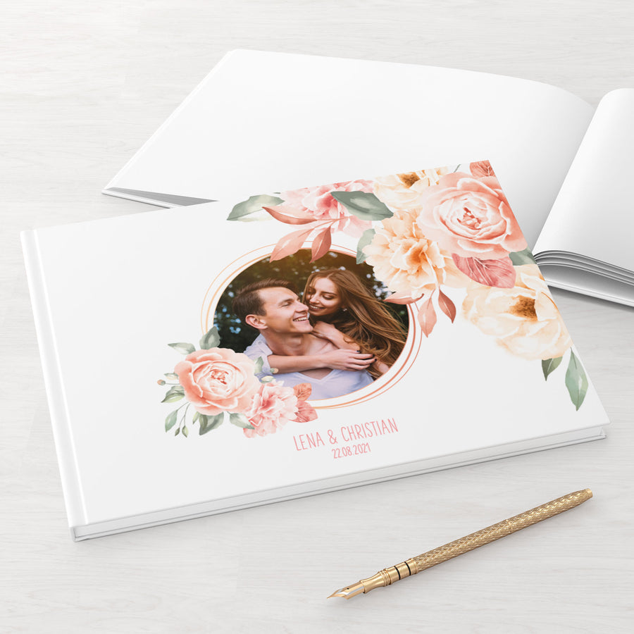 Gästebuch Flower Love DeinWeddingshop