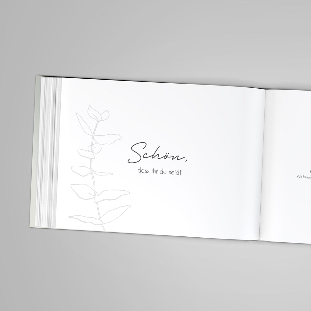 Gästebuch Deluxe Flowers DeinWeddingshop