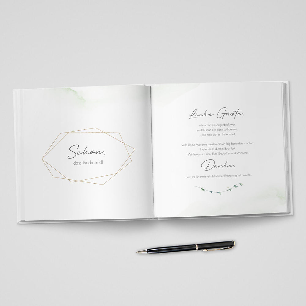 Gästebuch Eucalyptus Maximus 21x21 DeinWeddingshop