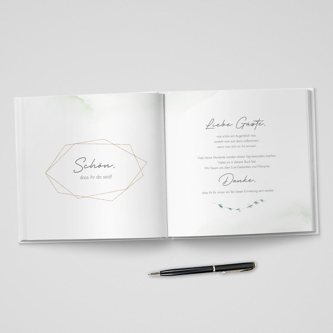 Gästebuch Eucalyptus Maximus 21x21 DeinWeddingshop