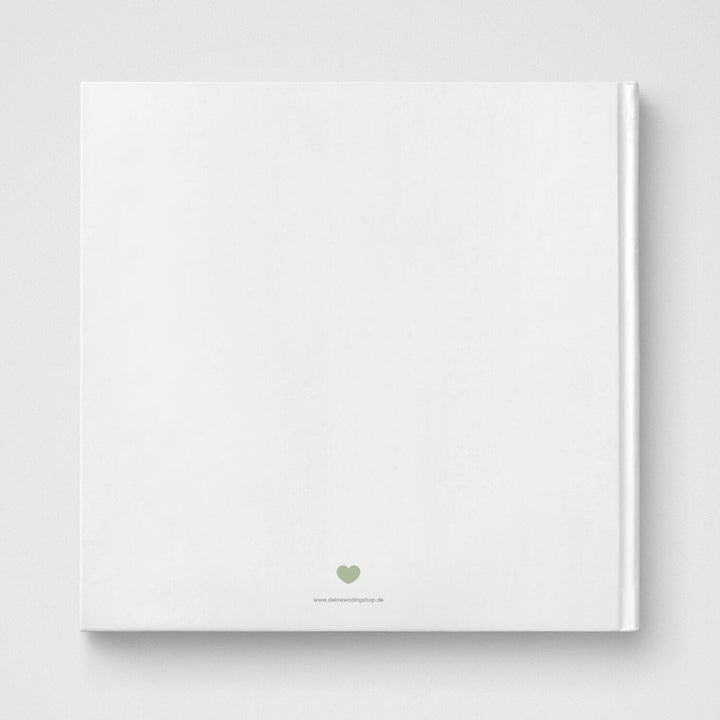 Gästebuch Greenery Aquarell 21x21 DeinWeddingshop