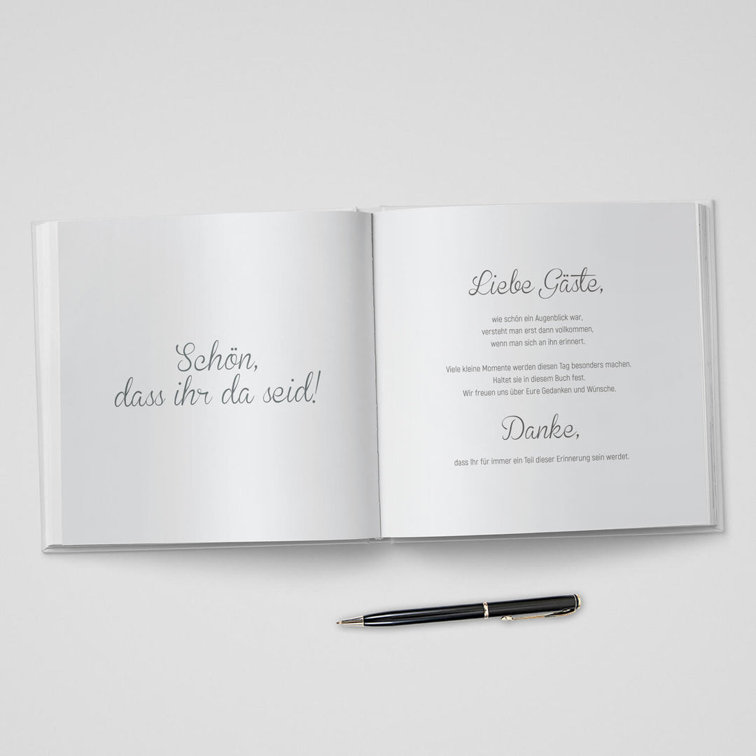 Gästebuch Sweat Romance 21x21 DeinWeddingshop