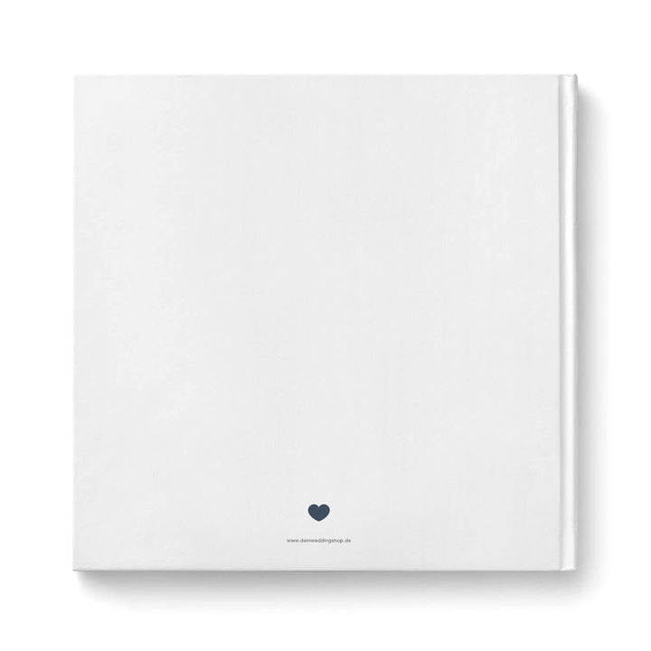 Gästebuch Watercolor Breeze Blau 21x21 DeinWeddingshop