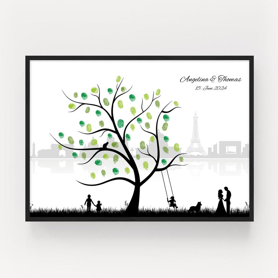 Wedding Tree Skyline Stadt - Baum1 DeinWeddingshop