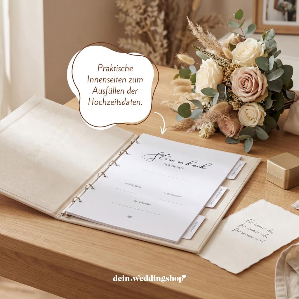 Stammbuch Samt-Velour