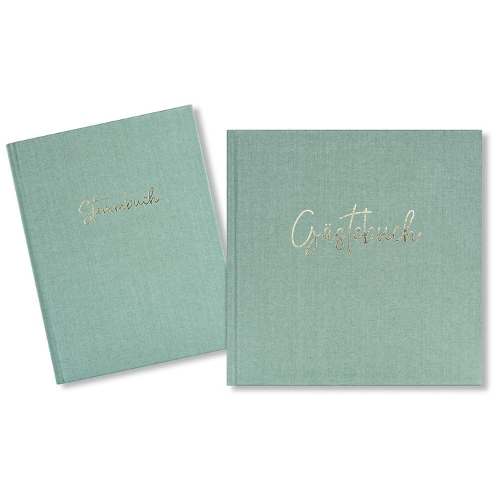 Stammbuch Leinen - Mint DeinWeddingshop