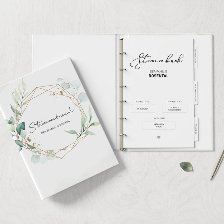 Stammbuch Eucalyptus Maximus DeinWeddingshop