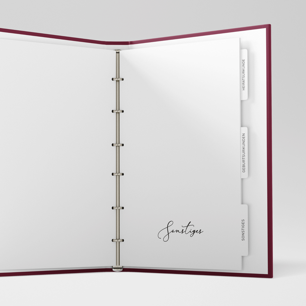 Stammbuch Aile Cüzdani - Deluxe Pure DeinWeddingshop