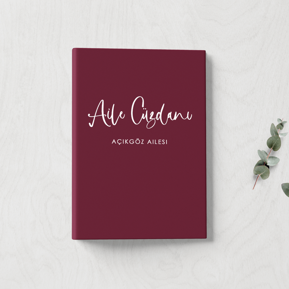 Stammbuch Aile Cüzdani - Deluxe Pure DeinWeddingshop