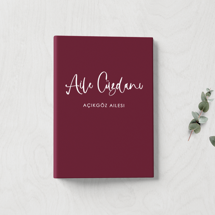 Stammbuch Aile Cüzdani - Deluxe Pure DeinWeddingshop