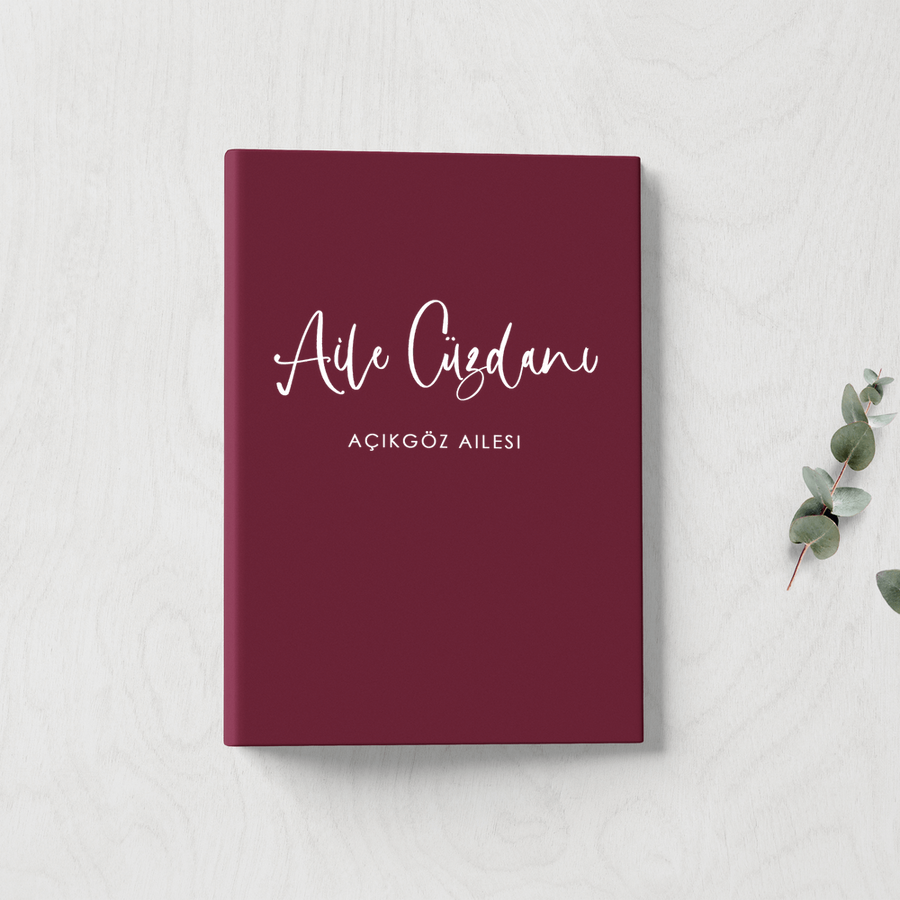 Stammbuch Aile Cüzdani - Deluxe Pure DeinWeddingshop