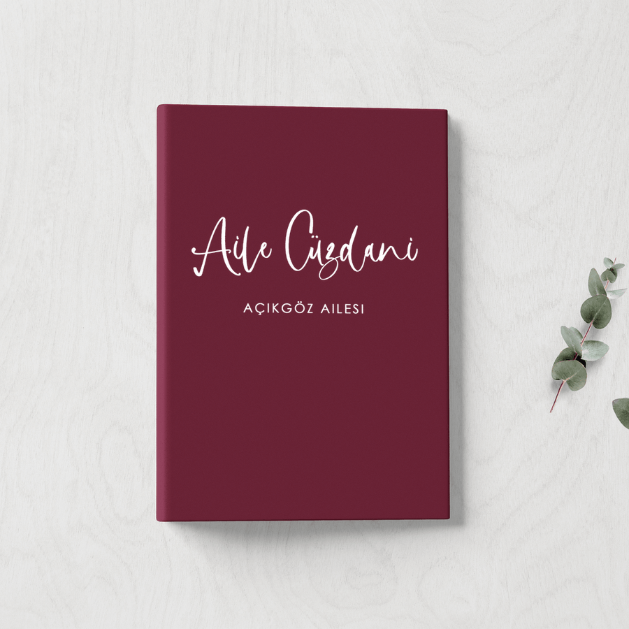 Stammbuch Aile Cüzdani - Deluxe Pure DeinWeddingshop