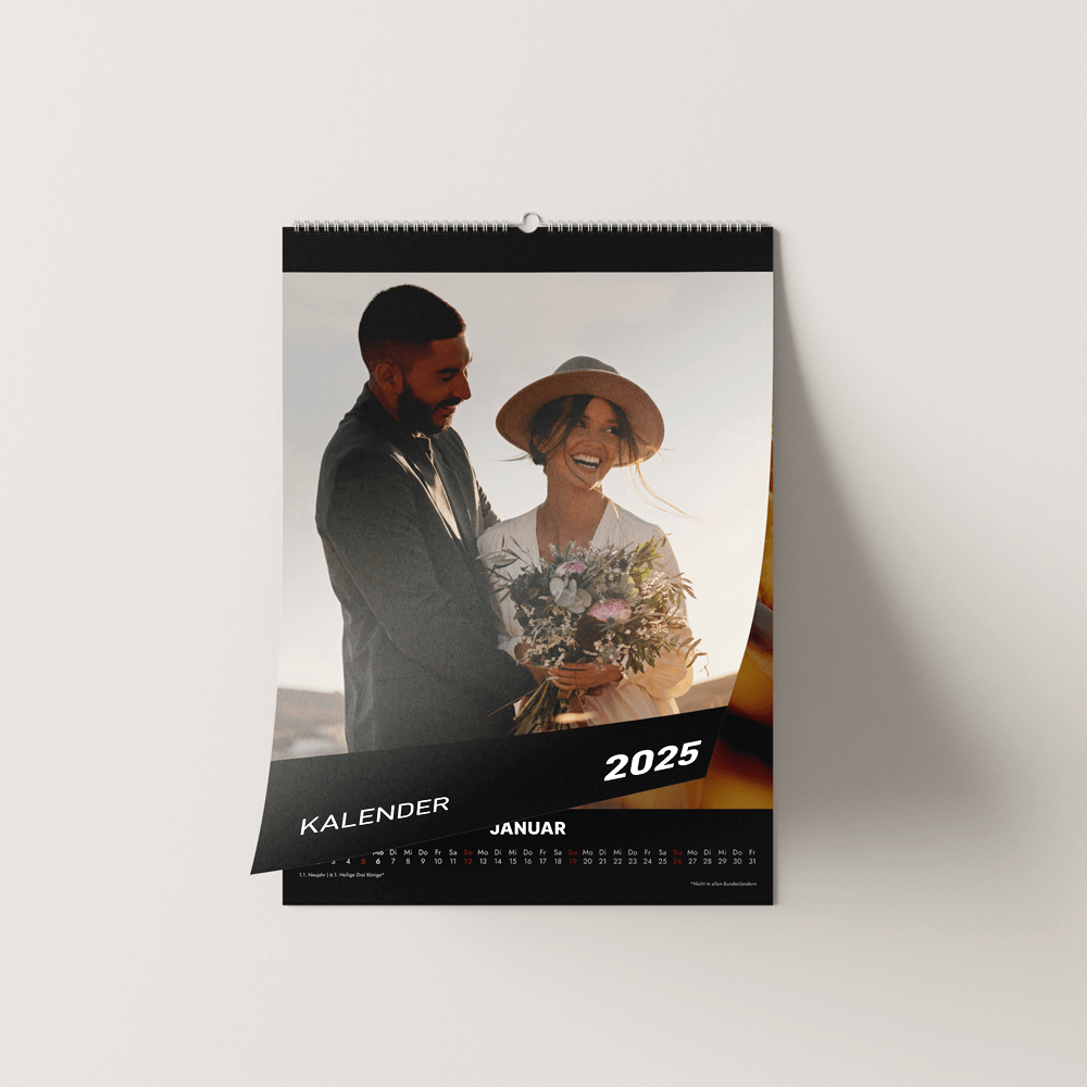 Wandkalender Fotokalender - Fotozauber DeinWeddingshop