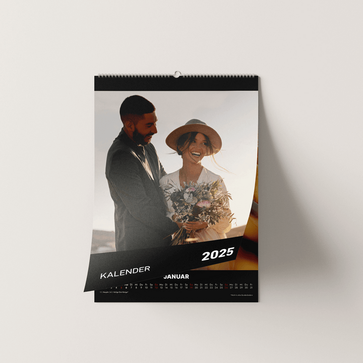 Wandkalender Fotokalender - Fotozauber DeinWeddingshop