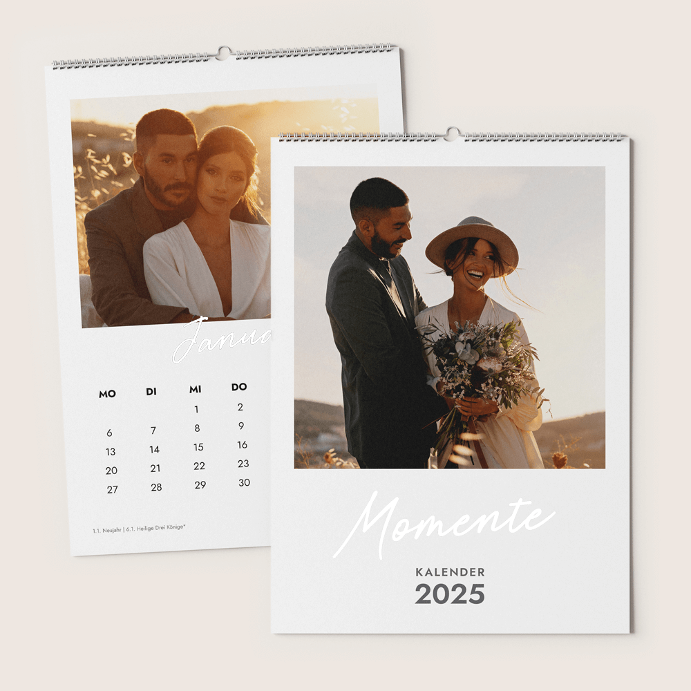 Wandkalender Fotokalender - Modern Classic DeinWeddingshop