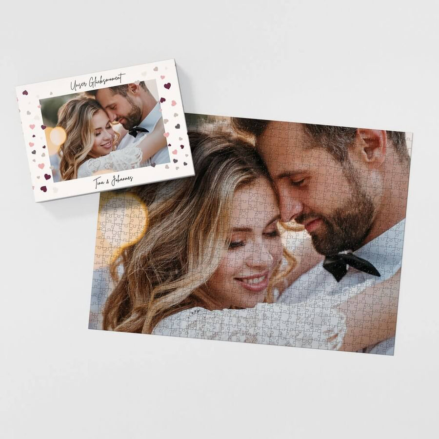 Puzzle Fotopuzzle - Hearts DeinWeddingshop