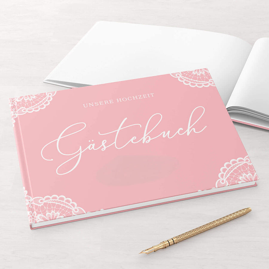 Gästebuch - Sale Vintage Romantic DeinWeddingshop