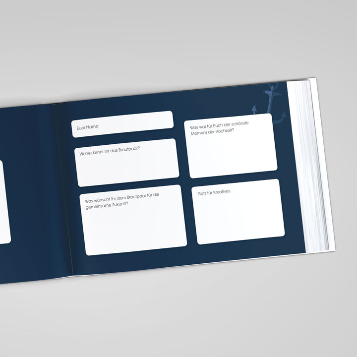Gästebuch - Sale Maritim Anker DeinWeddingshop