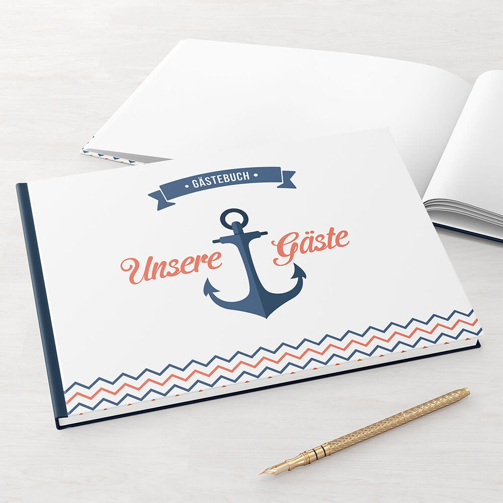 Gästebuch - Sale Maritim Anker DeinWeddingshop
