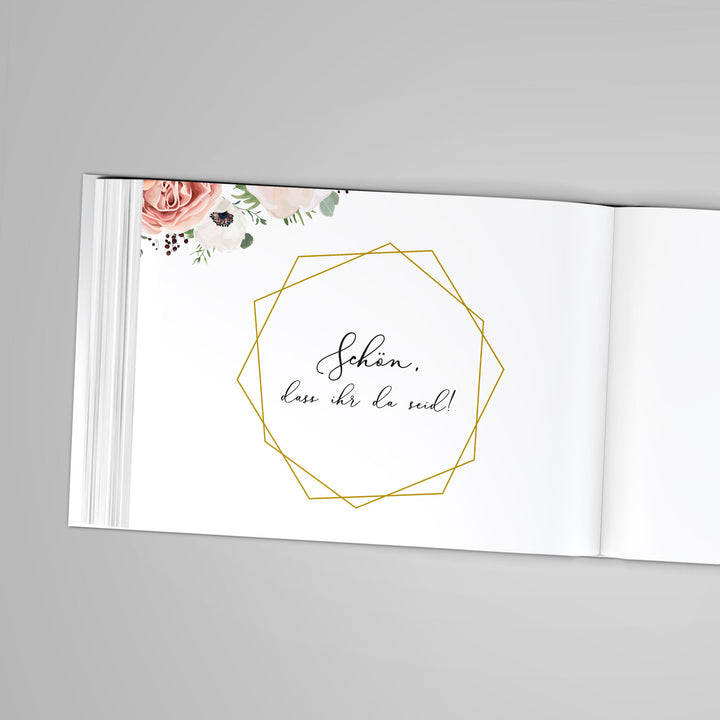 Gästebuch - Sale Modern Floral DeinWeddingshop