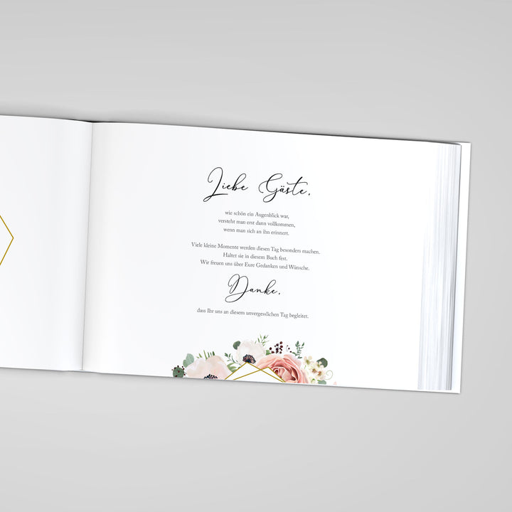 Gästebuch - Sale Modern Floral DeinWeddingshop