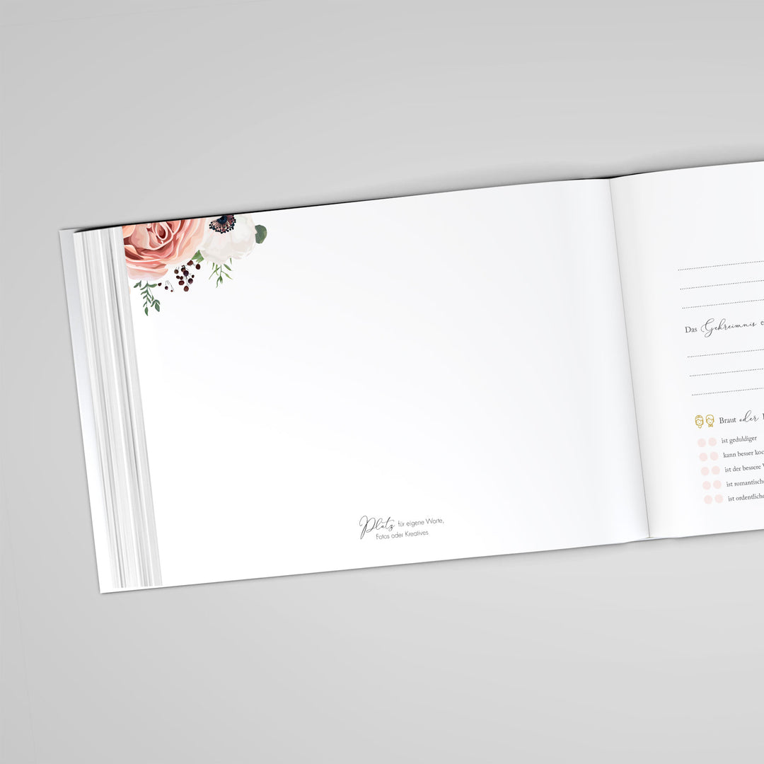 Gästebuch - Sale Modern Floral DeinWeddingshop