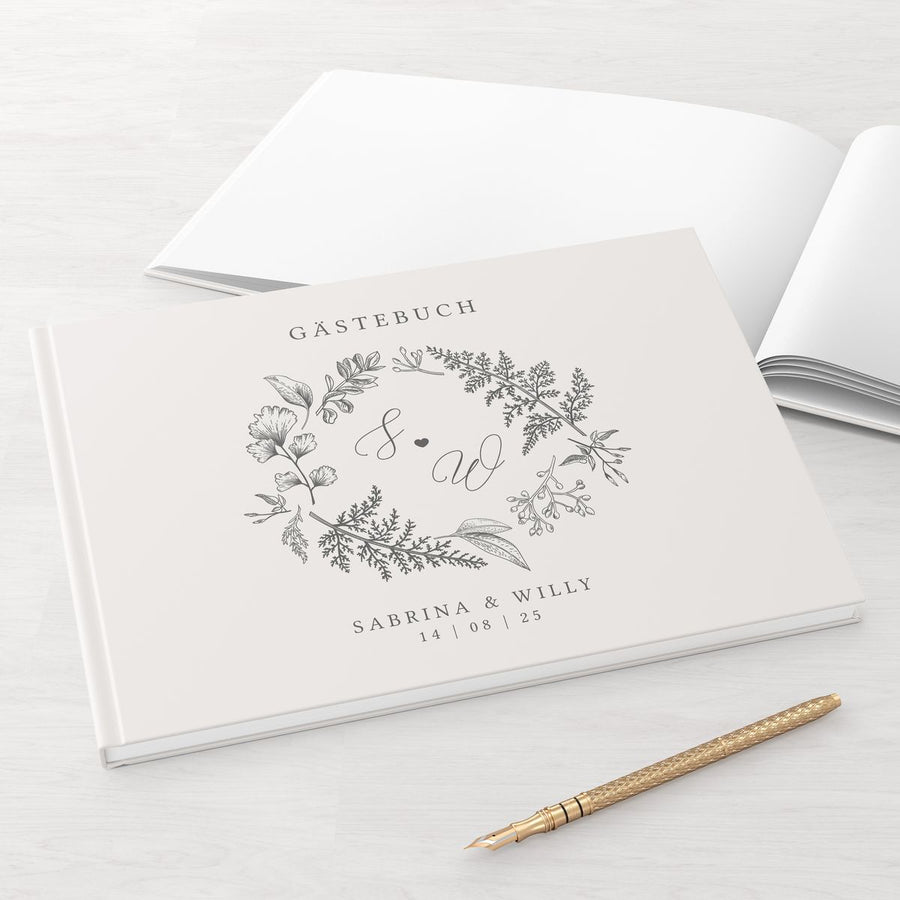 Gästebuch Pure Botanical DeinWeddingshop