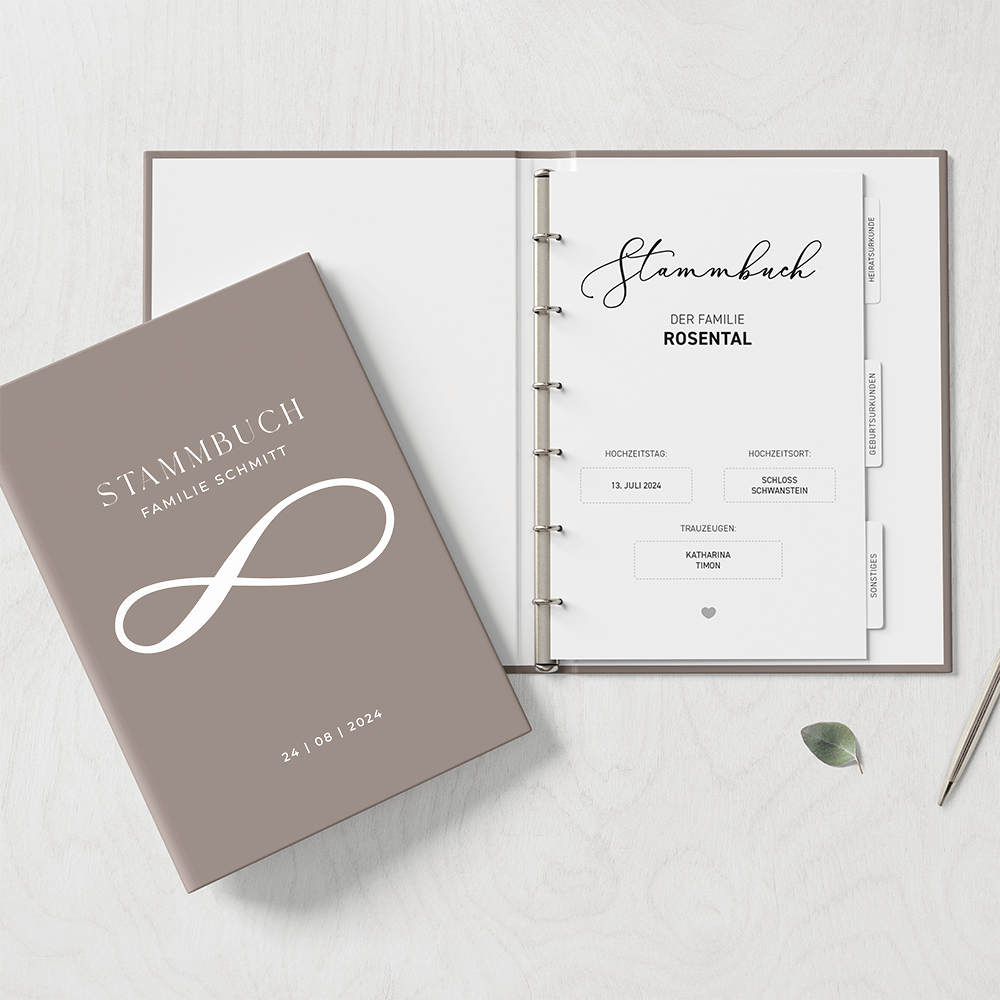 Stammbuch Deluxe Eternity DeinWeddingshop