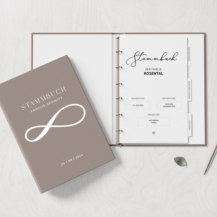 Stammbuch Deluxe Eternity DeinWeddingshop