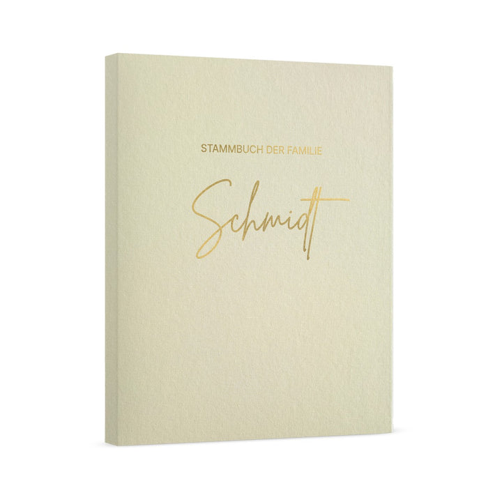 Stammbuch Leinen - Family, personalisiert DeinWeddingshop