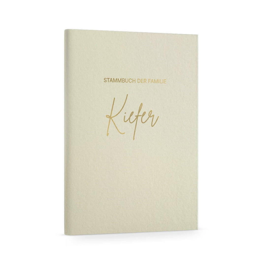 Stammbuch Leinen - Family, personalisiert DeinWeddingshop