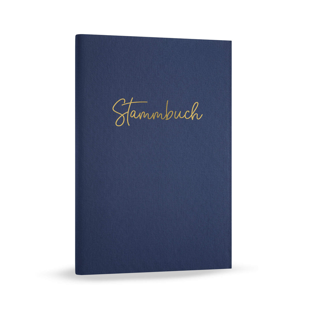 Stammbuch Standesamt Stammbuch Leinen - Blau DeinWeddingshop