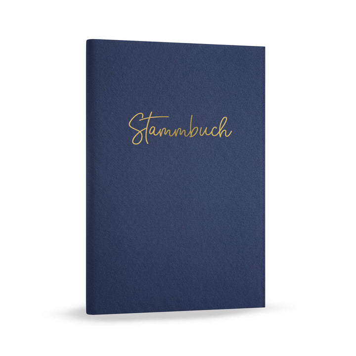 Stammbuch Standesamt Stammbuch Leinen - Blau DeinWeddingshop