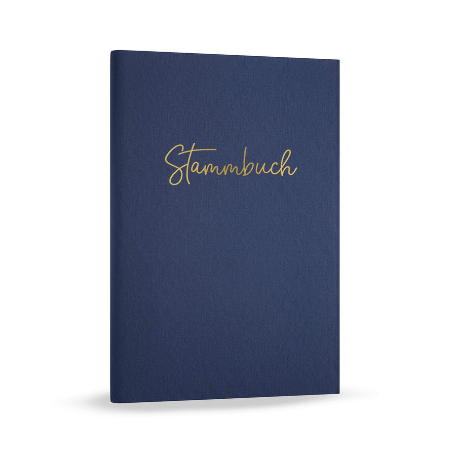 Stammbuch Standesamt Stammbuch Leinen - Blau DeinWeddingshop