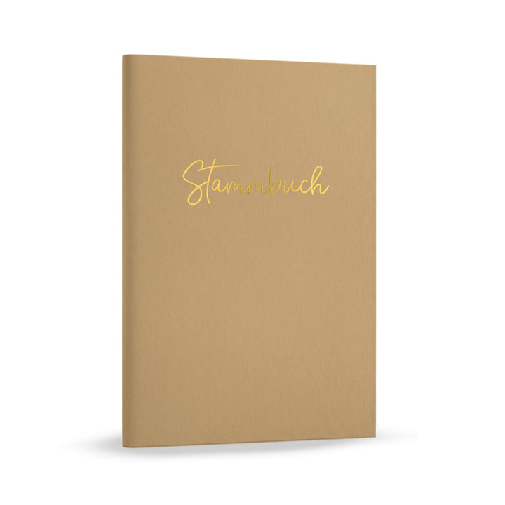 Stammbuch Standesamt Stammbuch Leinen - Caramel DeinWeddingshop