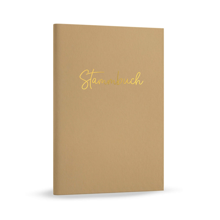 Stammbuch Standesamt Stammbuch Leinen - Caramel DeinWeddingshop