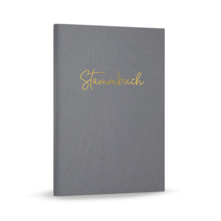 Stammbuch Standesamt Stammbuch Leinen - Grau DeinWeddingshop