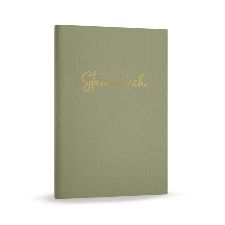 Stammbuch Standesamt Stammbuch Leinen - Grün DeinWeddingshop