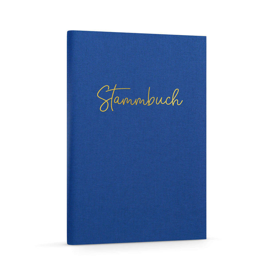 Stammbuch Stammbuch Leinen - Blau DeinWeddingshop