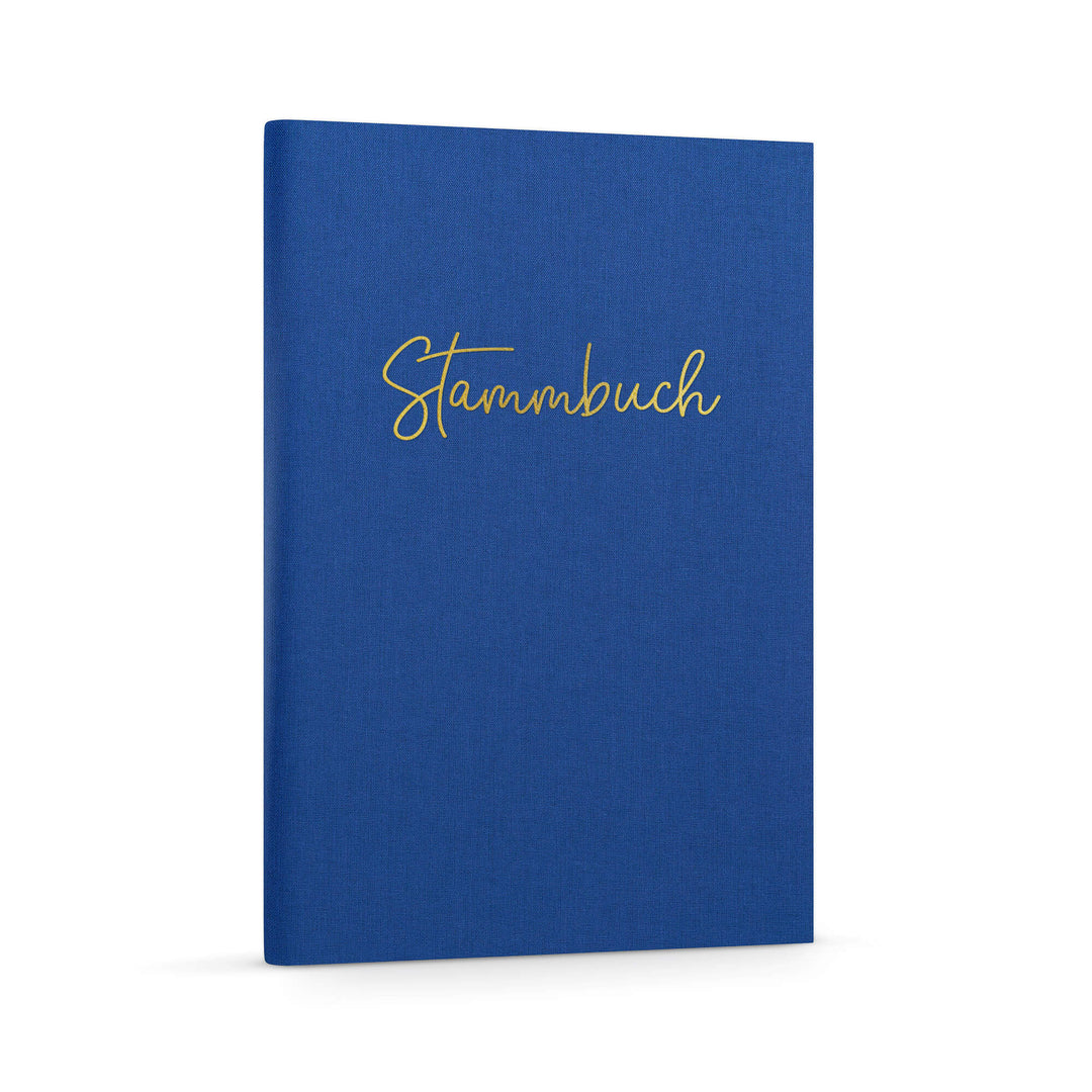 Stammbuch Standesamt Stammbuch Leinen - Blau DeinWeddingshop