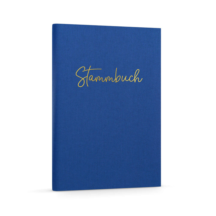 Stammbuch Standesamt Stammbuch Leinen - Blau DeinWeddingshop