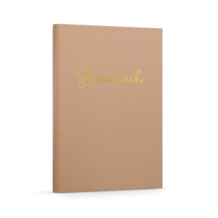 Stammbuch Stammbuch Leinen - Caramel DeinWeddingshop