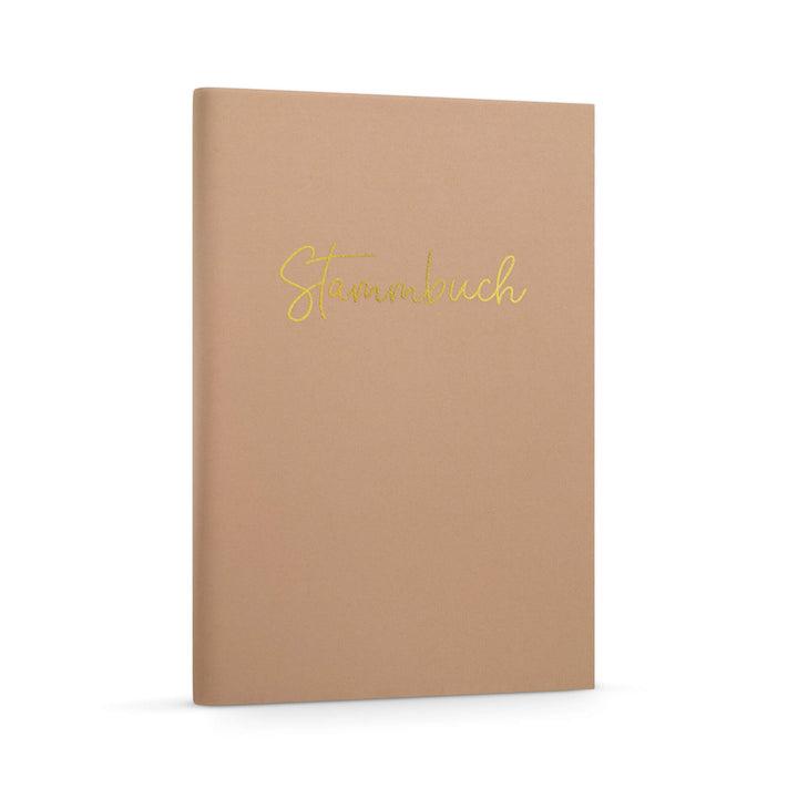 Stammbuch Standesamt Stammbuch Leinen - Caramel DeinWeddingshop
