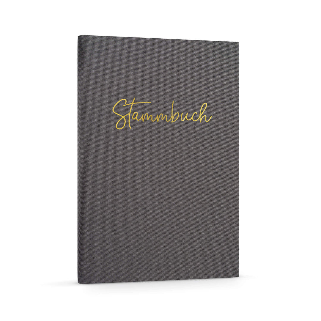 Stammbuch Leinen - Grau DeinWeddingshop