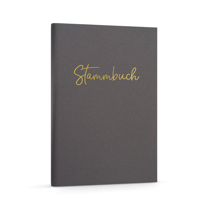 Stammbuch Leinen - Grau DeinWeddingshop
