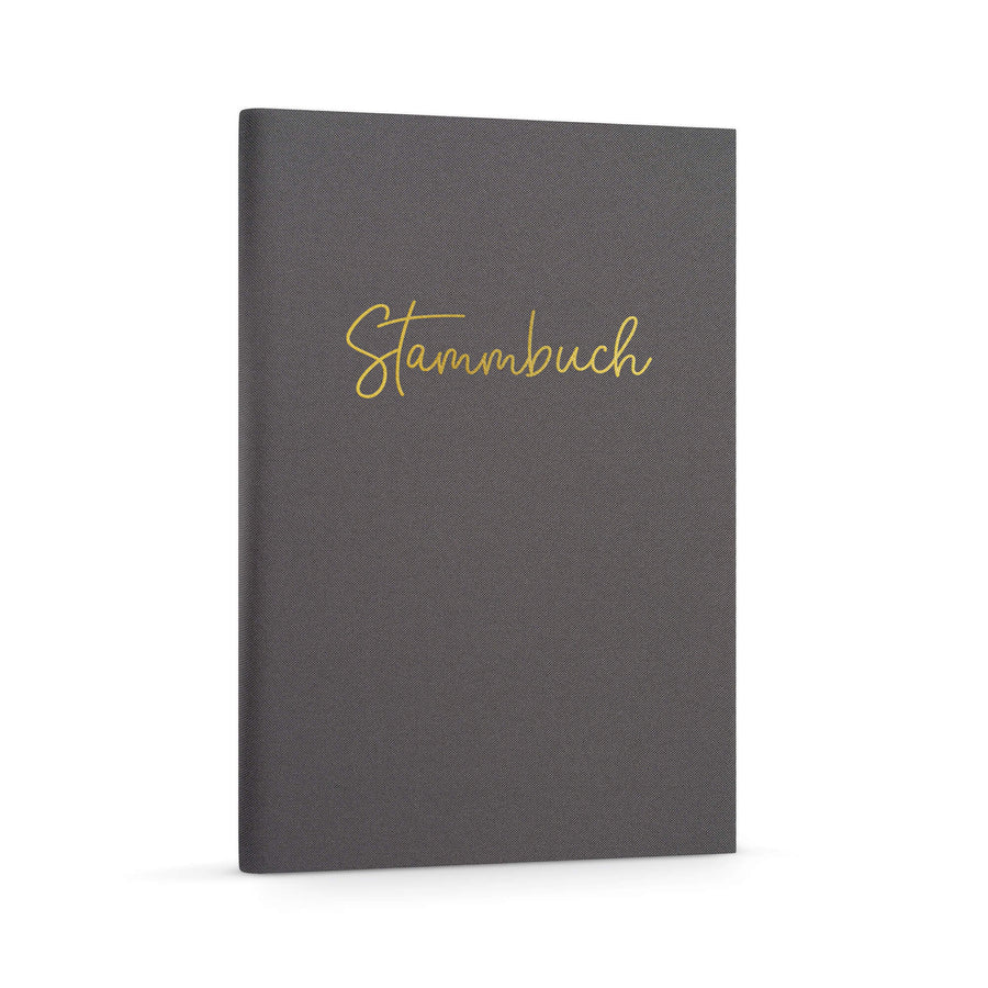 Stammbuch Stammbuch Leinen - Grau DeinWeddingshop