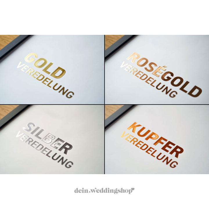 Wandbilder Mr & Mrs DeinWeddingshop