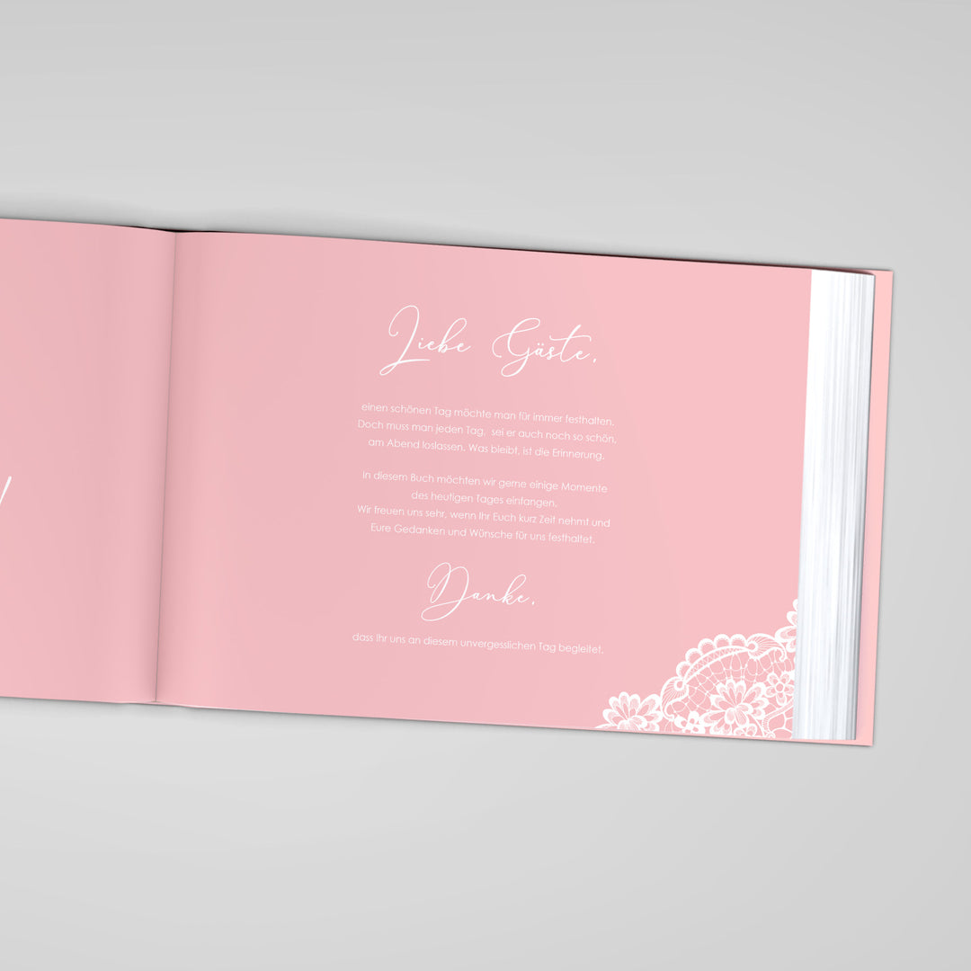 Gästebuch - Sale Vintage Romantic DeinWeddingshop